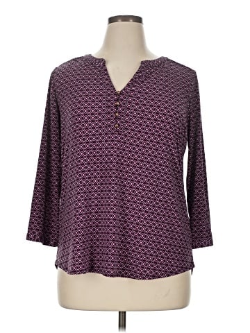 Dana Buchman 3/4 Sleeve Blouse (view 1)