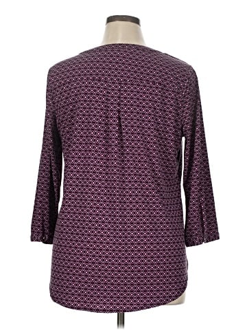 Dana Buchman 3/4 Sleeve Blouse (view 2)