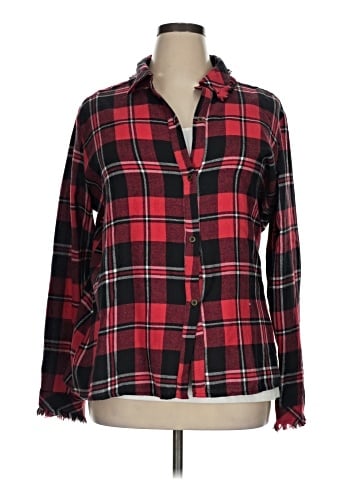 Cato Long Sleeve Button-Down Shirt (view 1)