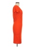 H&M Solid Orange Casual Dress Size M - photo 4