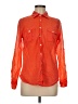 J.Crew 100% Cotton Orange Long Sleeve Button-Down Shirt Size 8 - photo 1