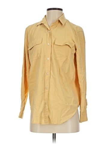 Everlane Long Sleeve Silk Top (view 1)