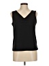 Van Heusen 100% Polyester Black Sleeveless Blouse Size M - photo 1