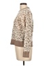 DKNY Animal Print Brown Pullover Sweater Size L - photo 5