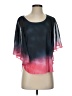 Cache Ombre Tie-dye Multi Color Blue 3/4 Sleeve Blouse Size XS - photo 1