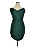 Assorted Brands Solid Green Cocktail Dress Size XL - photo 1