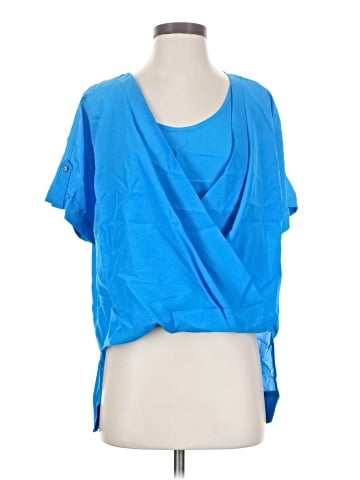 Bebe Short Sleeve Blouse (view 1)