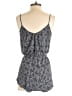 H&M 100% Viscose Paisley Blue Romper Size XS - photo 2