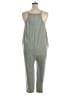 Sincerely Jules Metallic Gray Jumpsuit Size L - photo 2