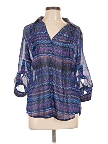 Vintage America Blues 3/4 Sleeve Blouse (view 1)