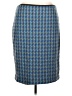 Talbots Houndstooth Blue Formal Skirt Size 14 - photo 1