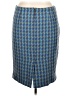 Talbots Houndstooth Blue Formal Skirt Size 14 - photo 2