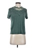 Shein Teal Short Sleeve Turtleneck Size 4 - photo 1