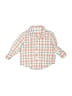Janie and Jack 100% Cotton Plaid Pink Long Sleeve Button-Down Shirt Size 3-6 mo - photo 1