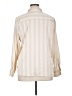 A New Day 100% Polyester Stripes Ivory Long Sleeve Blouse Size XL - photo 2