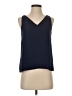 Express 100% Polyester Blue Sleeveless Blouse Size XS - photo 1