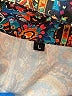 Unbranded Paisley Teal Short Sleeve Blouse Size L - photo 7
