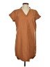 Unbranded Solid Tan Casual Dress Size XS (estimated) - photo 1
