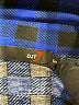 DJT Plaid Blue Long Sleeve Blouse Size S - photo 7
