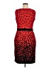 Studio One Animal Print Red Cocktail Dress Size 16 - photo 2