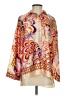 Zara Paisley Multi Color Orange 3/4 Sleeve Blouse Size XS - photo 1
