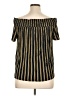 Ambiance Gold Short Sleeve Blouse Size 1X - photo 2