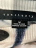 Sanctuary Tie-dye White Pullover Sweater Size M - photo 7