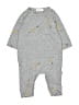 Miles Print Gray Long Sleeve Onesie 0-3 MO / 3 MO - photo 1