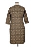 John Meyer Graphic Brown Casual Dress Size 14 - photo 2