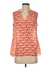 Banana Republic 100% Polyester Orange Sleeveless Blouse Size S - photo 1