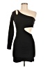 Trac Solid Black Cocktail Dress Size M - photo 1