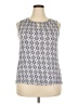 Croft & Barrow Silver Sleeveless Blouse Size XXL - photo 1