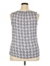 Croft & Barrow Silver Sleeveless Blouse Size XXL - photo 2