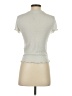 Brownie Gray Short Sleeve Top Size XXS - photo 2