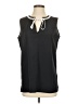 Tommy Hilfiger 100% Polyester Black Sleeveless Blouse Size S - photo 1