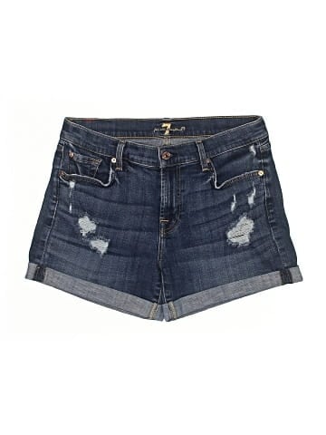 7 For All Mankind Denim Shorts (view 1)