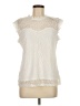 Keren Hart Ivory Sleeveless Blouse Size M - photo 1
