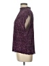 Zara Purple Short Sleeve Blouse Size L - photo 5