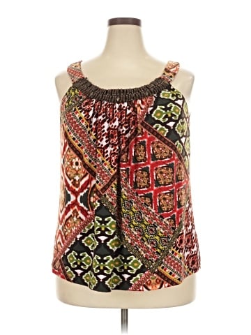 I.N. Studio Sleeveless Blouse (view 1)