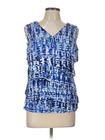 Roz & Ali Sleeveless Blouse (view 1)