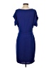 Ann Taylor Solid Blue Casual Dress Size S - photo 2