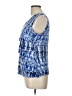 Roz & Ali Blue Sleeveless Blouse Size L - photo 5