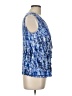 Roz & Ali Blue Sleeveless Blouse Size L - photo 4