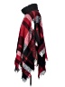 Walmart 100% Polyester Plaid Red Poncho Size S - photo 5