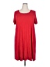 Intro Solid Red Casual Dress Size 3XEstimated - photo 1