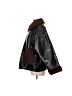 Apparis 100% Polyurethane Burgundy Jacket Size L - photo 5