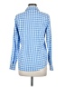 Vineyard Vines 100% Cotton Checkered-gingham Blue Long Sleeve Button-Down Shirt Size 6 - photo 2