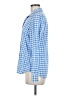 Vineyard Vines 100% Cotton Checkered-gingham Blue Long Sleeve Button-Down Shirt Size 6 - photo 5