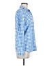 Vineyard Vines 100% Cotton Checkered-gingham Blue Long Sleeve Button-Down Shirt Size 6 - photo 4