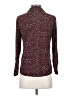 Anne Klein Polka Dots Burgundy Long Sleeve Blouse Size S - photo 2